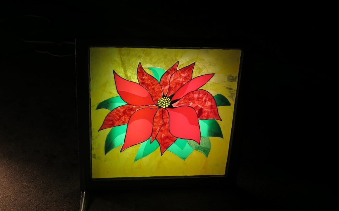 Christmas ‘Stained Glass’ Artwork