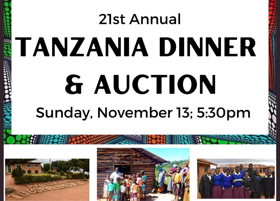 21st Annual Tanzanian Dinner