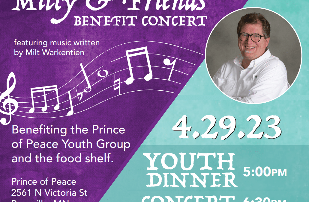 Milty & Friends Youth Dinner and Benefit Concert