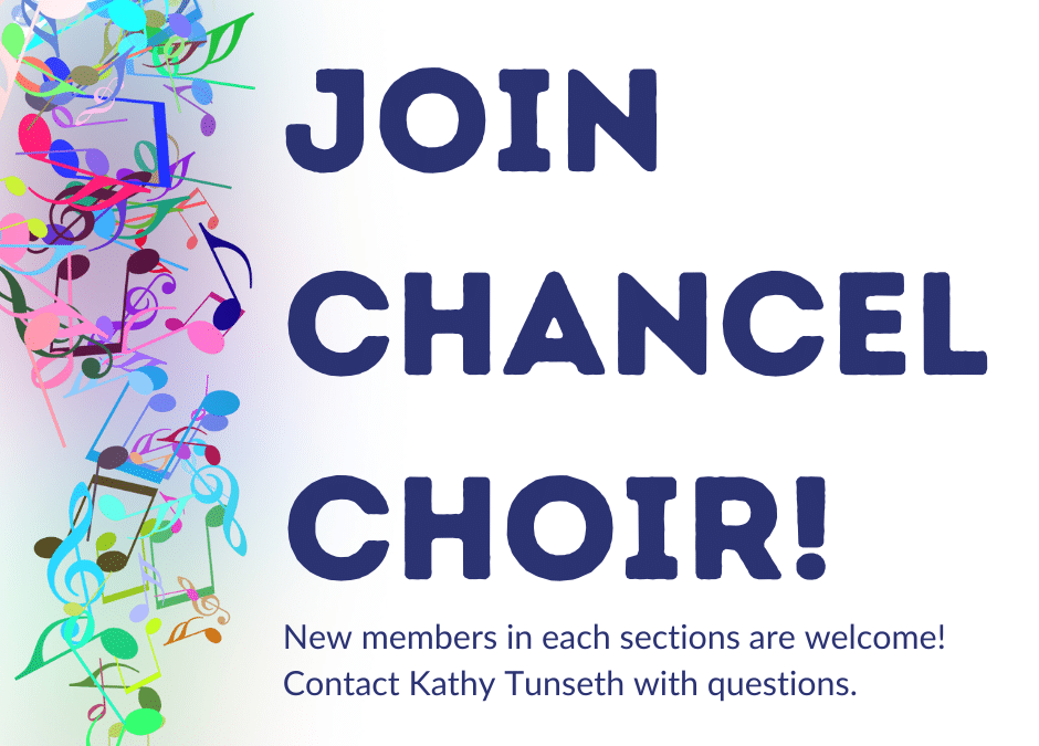 Chancel Choir Fall Start – Join Us!