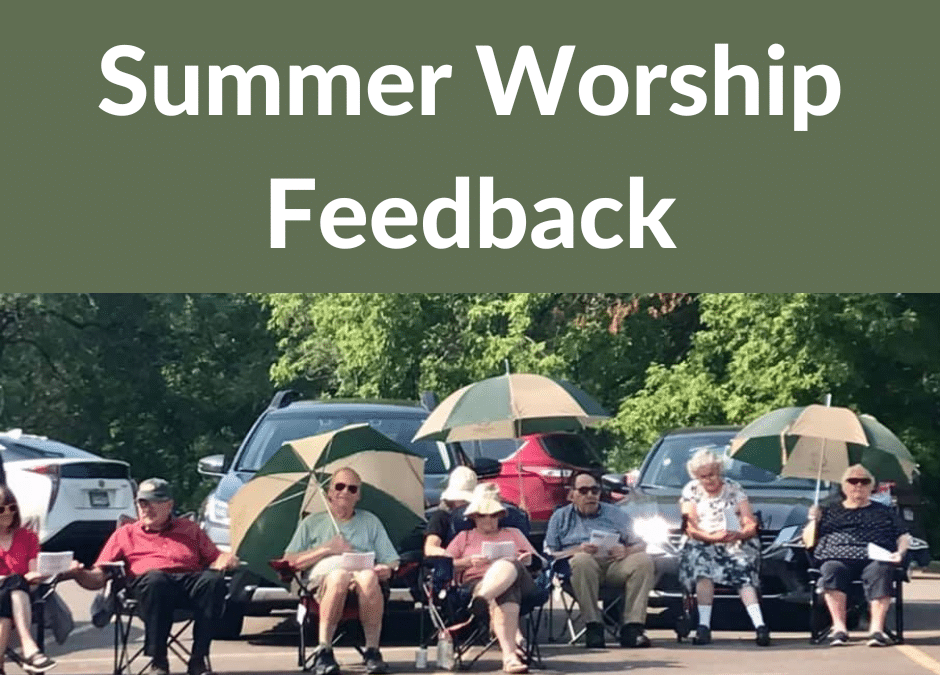 Feedback on PoP’s Summer Worship