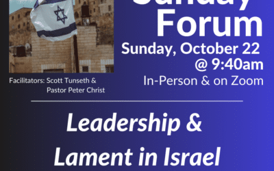 Sunday Forum | Sunday, October 22; 9:40am