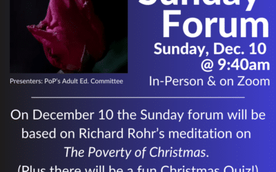 Sunday Forum | Sunday, December 10; 9:40am