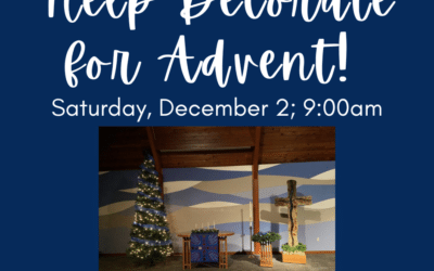 Help Decorate for Advent