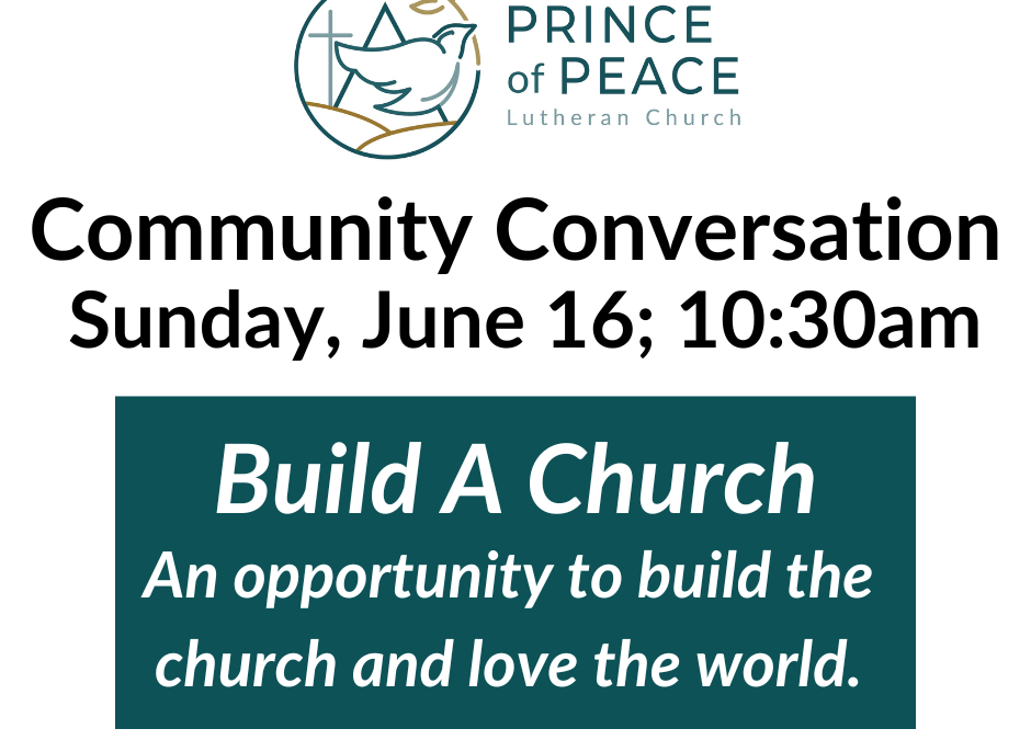 Community Conversation: Build A Church