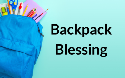 Backpack Blessing