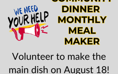 Community Dinner Monthly Meal Maker