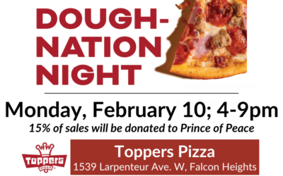 Dough-Nation Night at Toppers Pizza