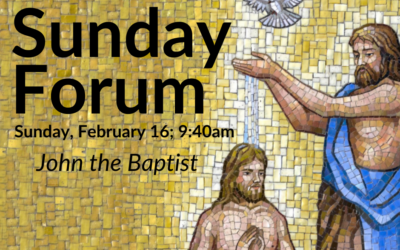 Sunday Forum | February 16; 9:40am