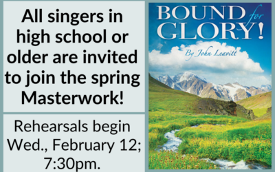 Singers, Join Us for Bound for Glory!