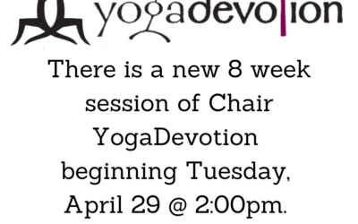New YogaDevotion Sessions Starts April 29