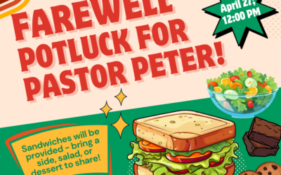 Farewell Potluck for Pastor Peter