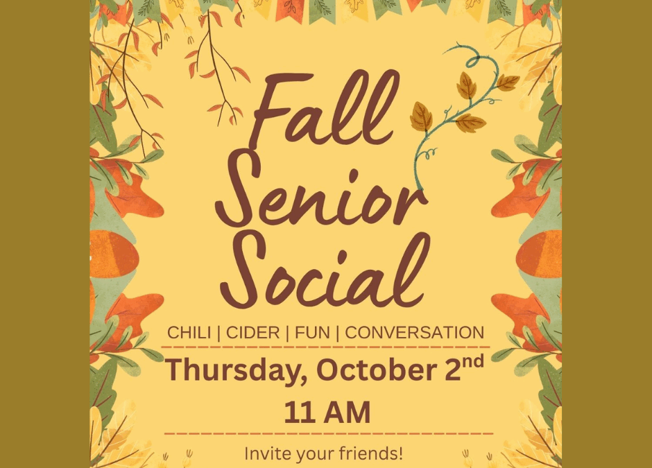Fall Seniors’ Social