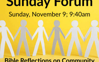 Sunday Forum | November 9
