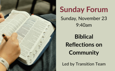 Sunday Forum | November 23