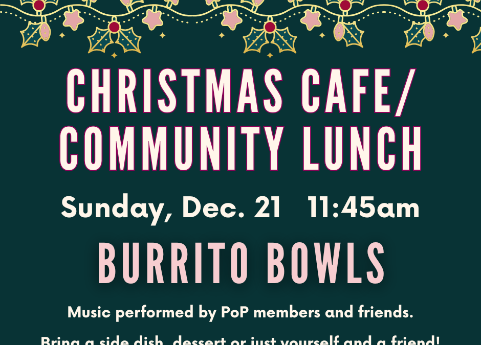 Christmas Cafe/Community Lunch