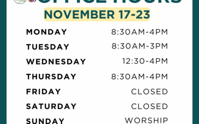 Office Hours November 17-23