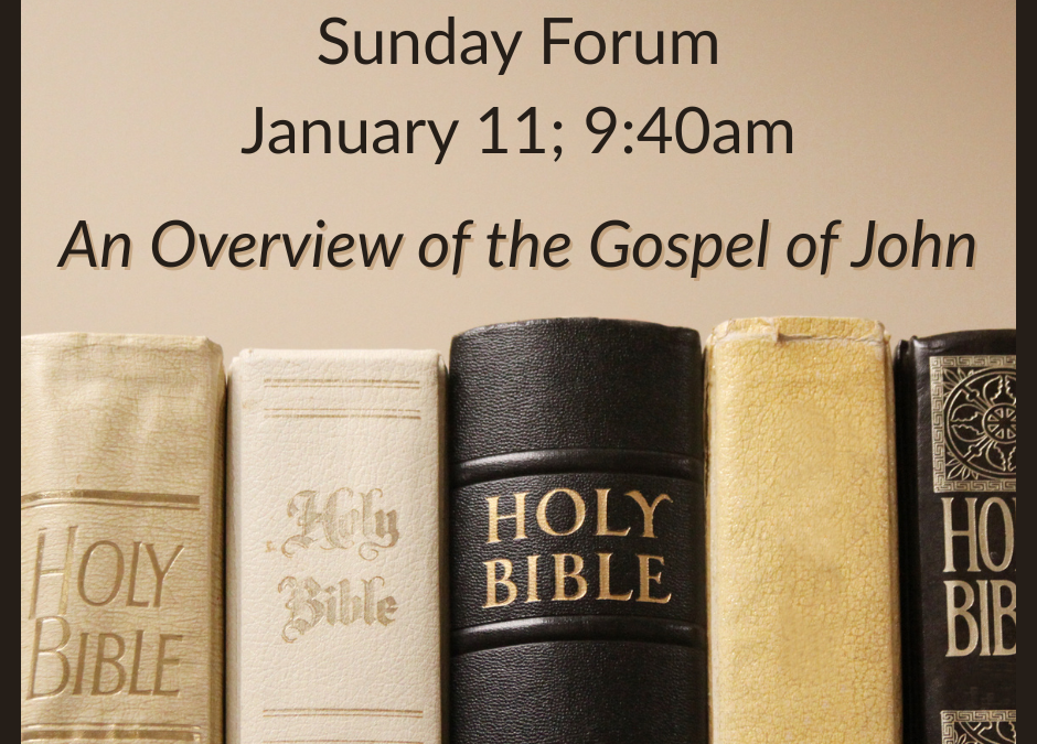 Sunday Forum | January 11