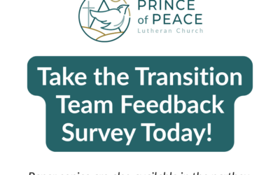 TAKE THE PRINCE OF PEACE FEEDBACK SURVEY!
