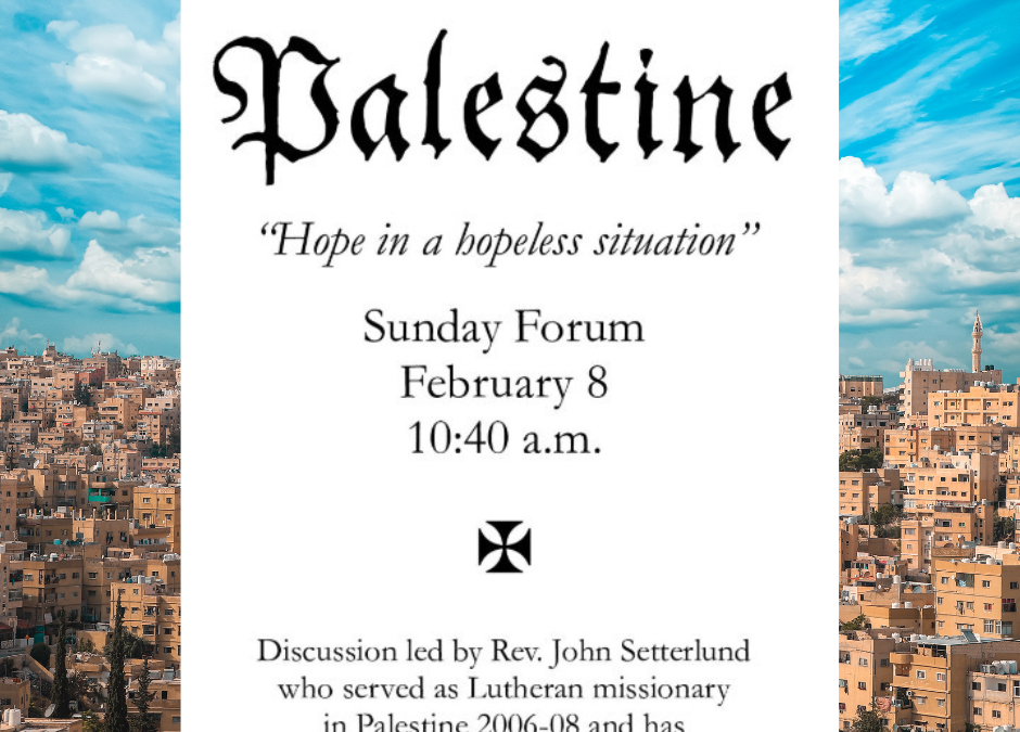 Sunday Forum | February 8