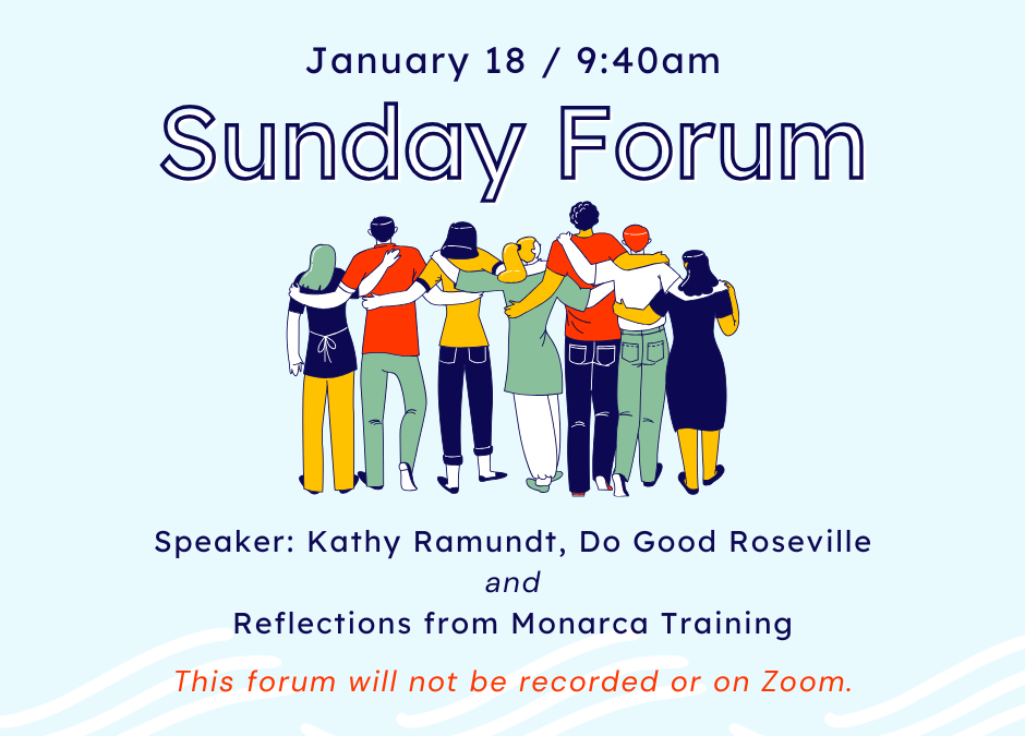 Sunday Forum | January 18