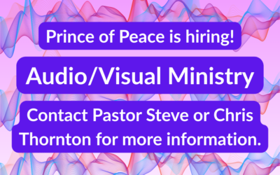Prince of Peace is Hiring!