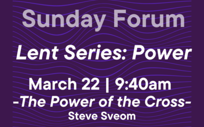 Sunday Forum | The Power of the Cross