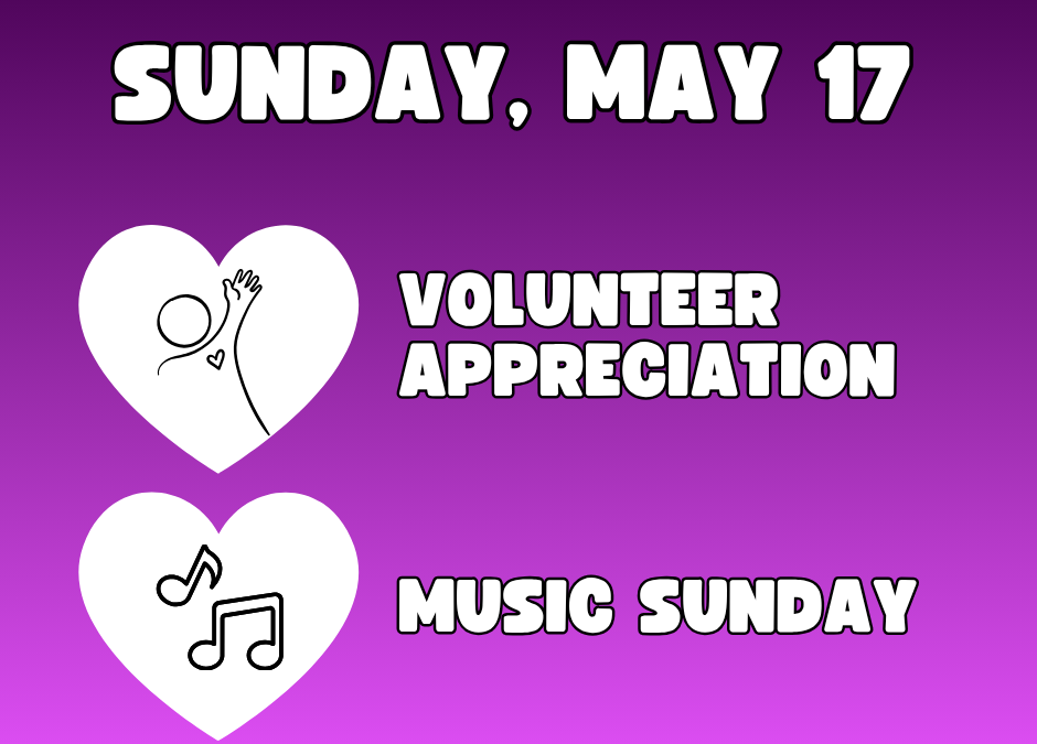 Music & Volunteer Sunday
