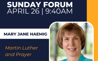 Sunday Forum | Mary Jane Haemig