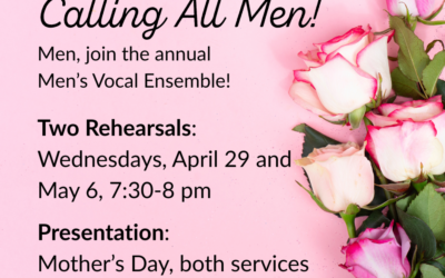 Calling all men!