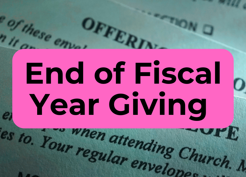 End of 2025/2026 Fiscal Year Donations