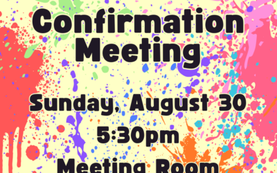 Confirmation Meeting