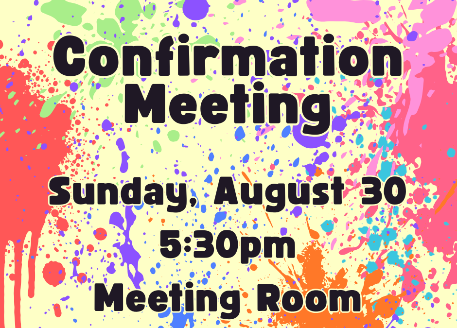 Confirmation Meeting