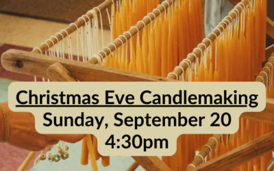 Christmas Eve Candlemaking