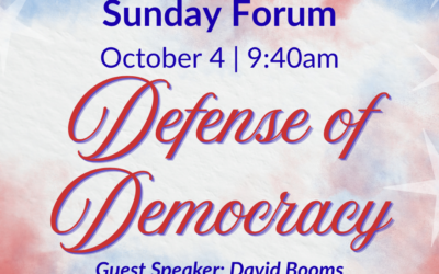 Sunday Forum | Defense of Democracy