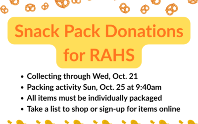 Snack Pack Donation Collection