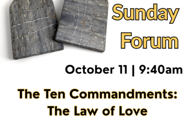 Sunday Forum | The Ten Commandments